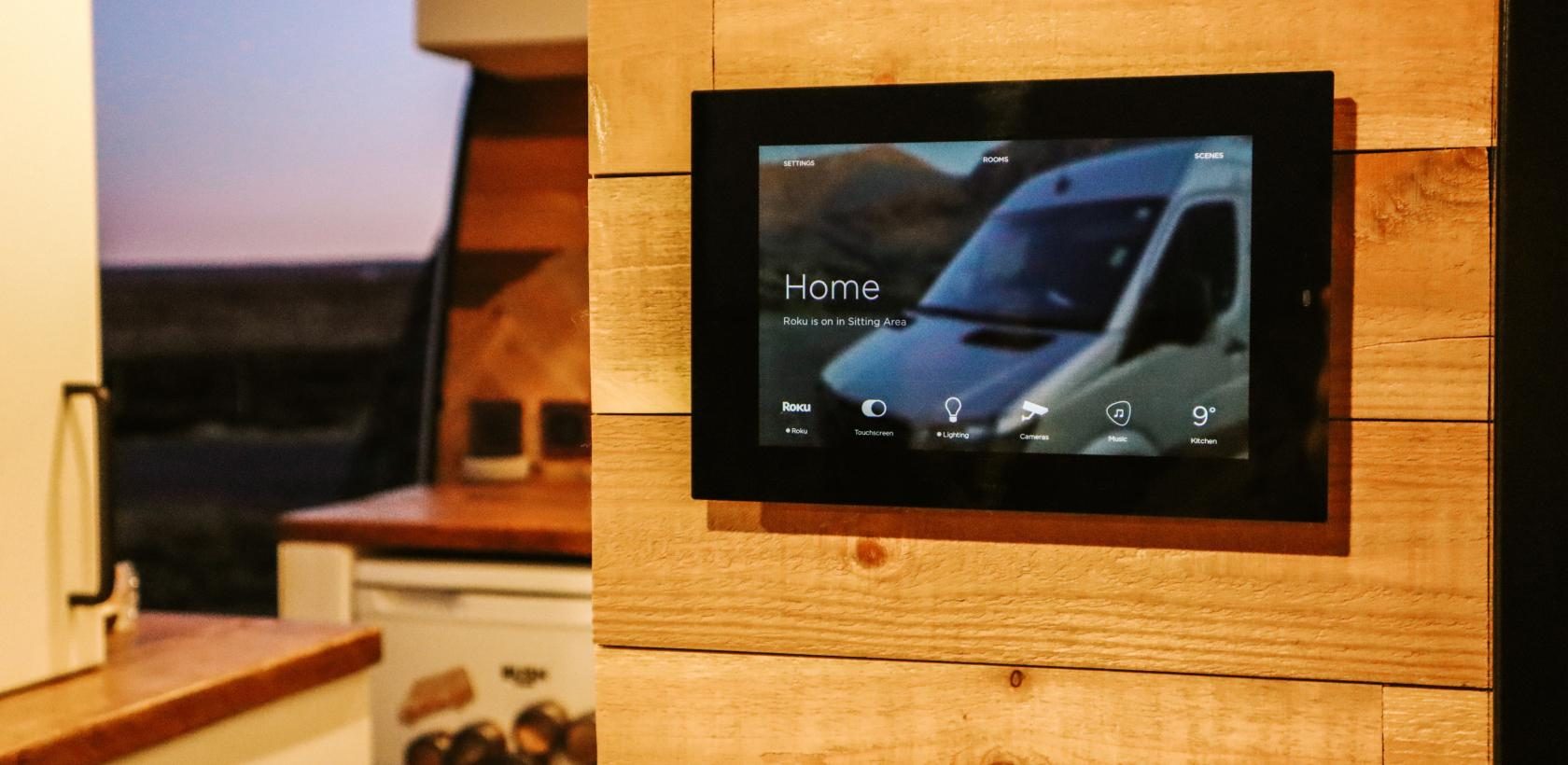Savant 8 inch touchscreen smart home interface